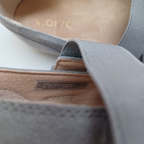 Vionic Shoes Shelby Womens US 9.5 or 41.5 Gray Suede Mary Jane Comfort Flats - Picture 10 of 13